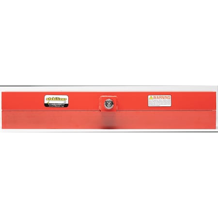 The Equipment Lock Company Stabilizer Lock, 18", locking a wheel off the ground STAB-18-KA